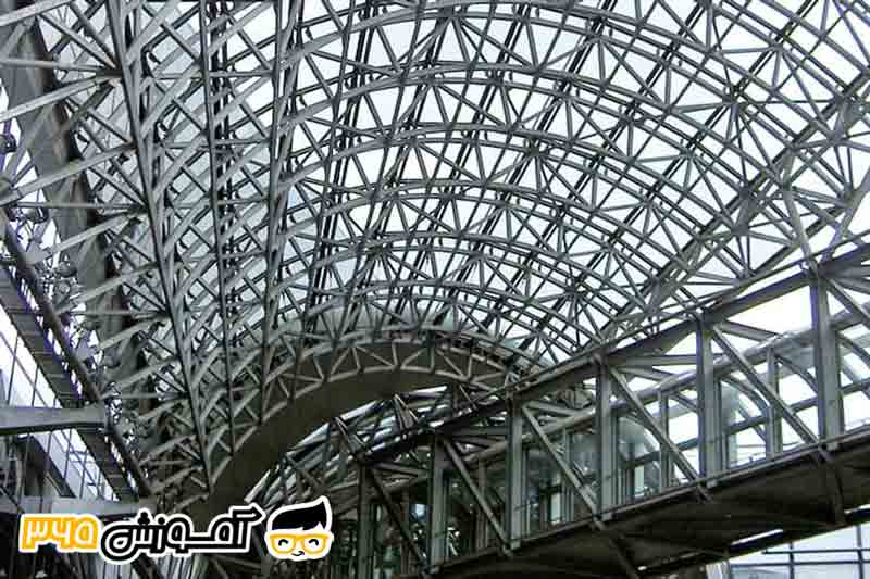 سازه فولادی در سقف