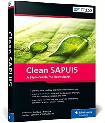 Clean SAPUI5: یک راهنمای سبک برای توسعه دهندگان (SAP PRESS)