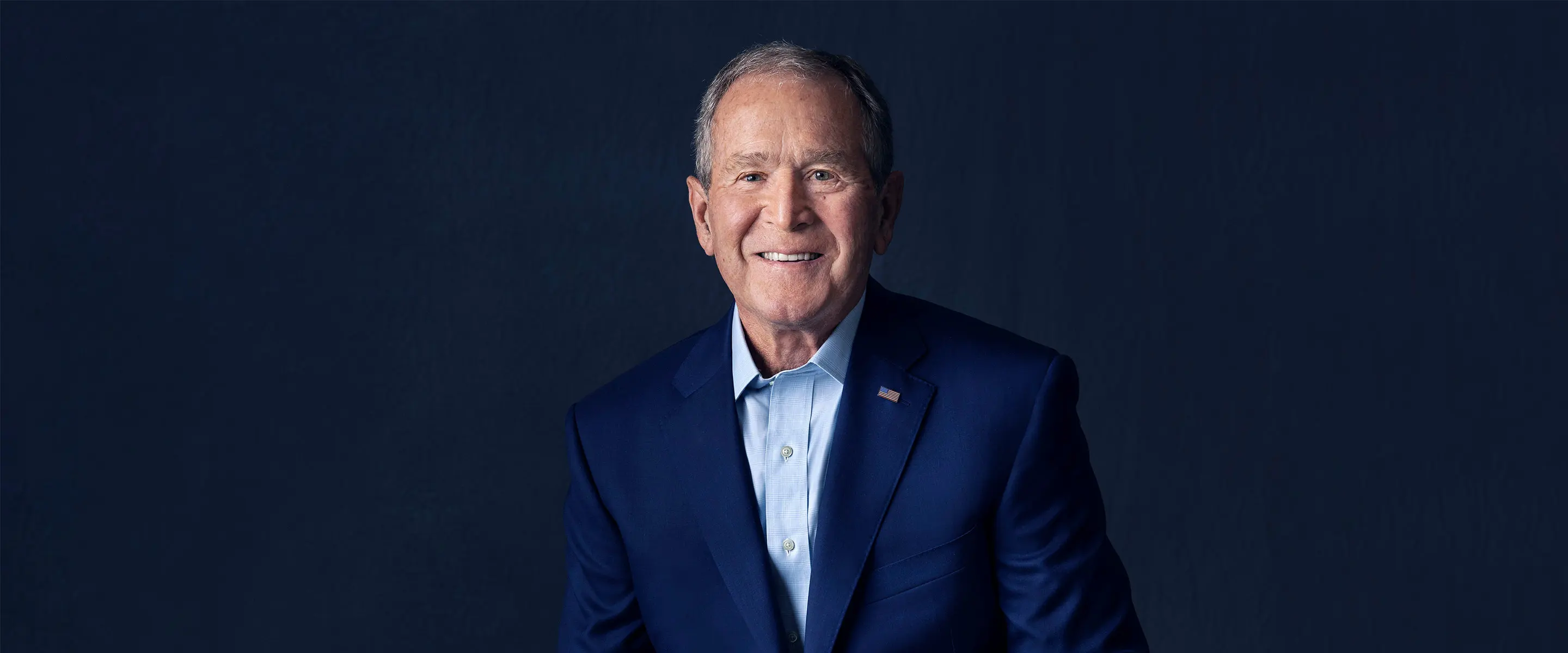 پرزیدنت جورج دبلیو بوش رهبری اصیل را آموزش می دهد