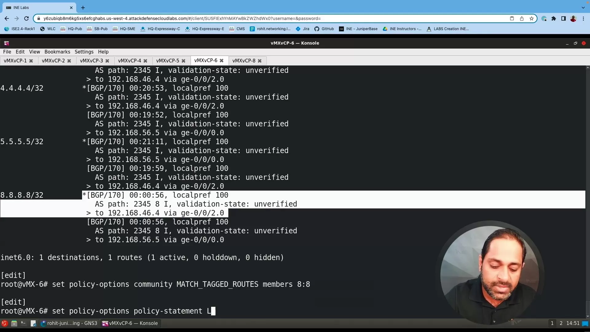 BGP پیشرفته در روترهای Juniper