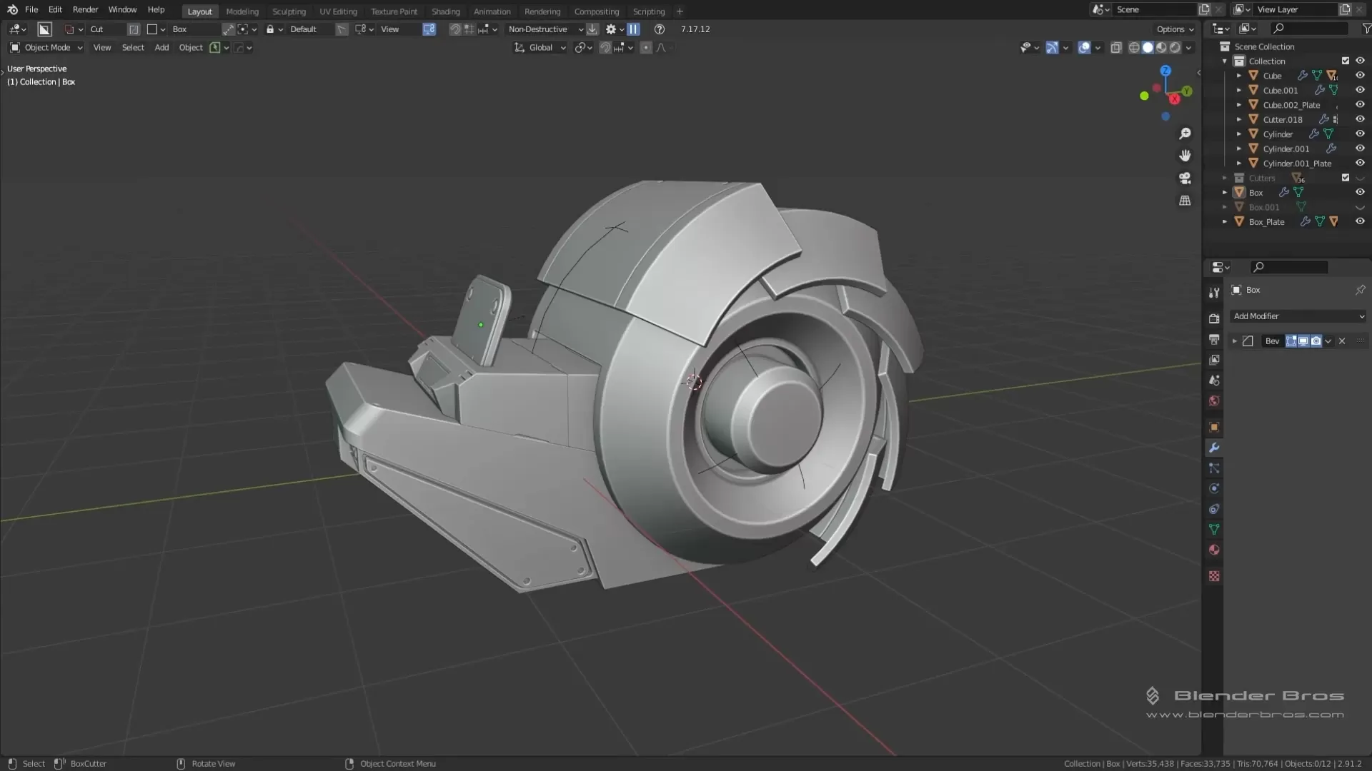 دوره دارایی بازی سطوح سخت در Blender