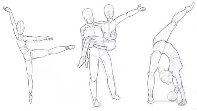 طراحی آناتومی انسان: طراحی فیگور سبک های ورزشی و رقص