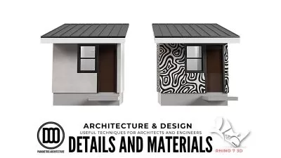جزئیات و مواد بیرونی سه بعدی راینو برای مدل سازی معماری