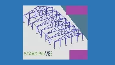 طراحی انبار فولادی صنعتی STAAD Pro V8 از A تا Z